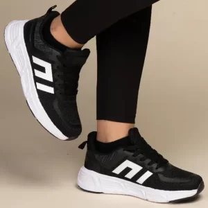 Zapatillas running mujer Zapatilla Deportiva Negro Blanco Blake