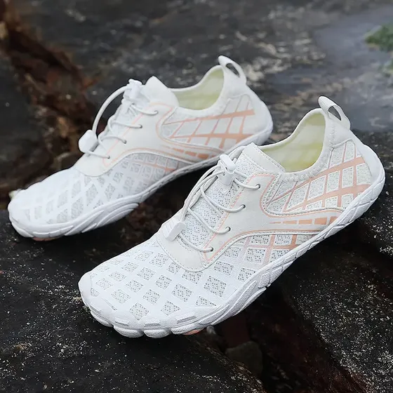Zapatillas Blancas Hombre Zapatos Cinco Dedos Antideslizantes