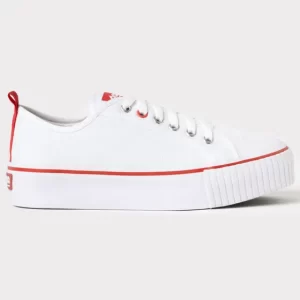 Zapatillas Blancas Hombre Unisex Lona Garza Bossa Blanca