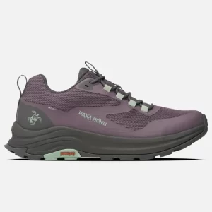 Zapatillas running mujer Zapatilla Huillin Bajo Morado/verde