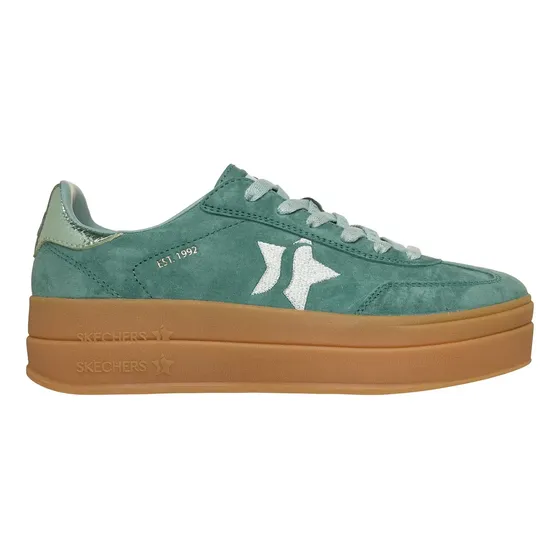 zapatillas mujer Academy Hi Elevated Essence Verde Skechers