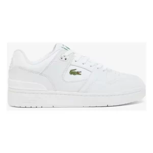 Zapatillas Blancas Hombre Lacoste Courtcage Set De Piel Blanco