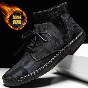 Zapatillas running hombre Altas De Algodón Cálido Para Minsi