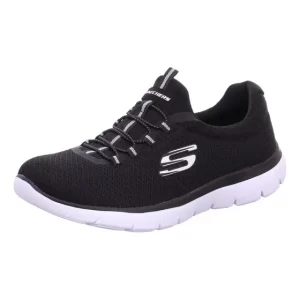 Zapatilla Skechers mujer Summits Para Negra/blanca - 8 Wide