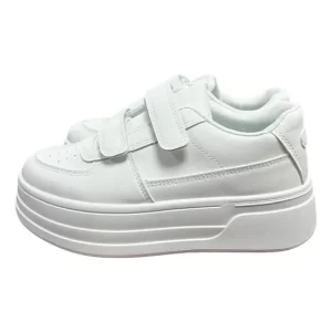 Zapatillas Blancas Hombre Urbanas Con Velcro Para Mujer