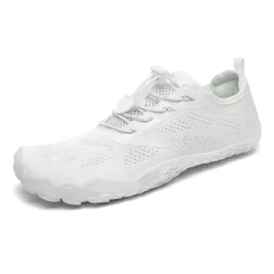 Zapatillas Blancas Hombre Barefoot Saguaro Smart 1 Deportivas