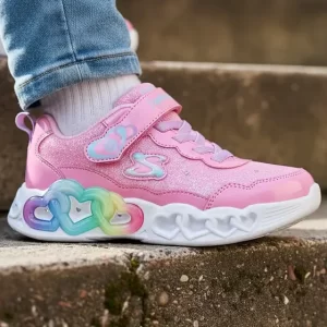 Zapatillas skechers niña Zapatilla 303752l/pklp Luces Heart