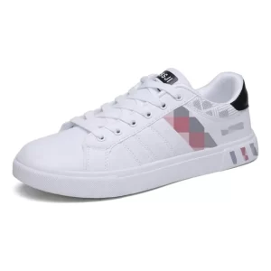 Zapatillas Blancas Hombre De Deporte Clásicas Y Cómodas