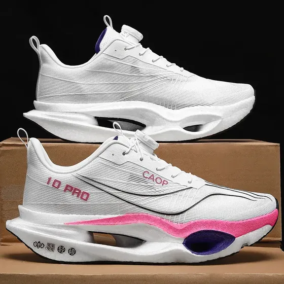 Zapatillas deportivas mujer De Suela Blanda Con Paneles