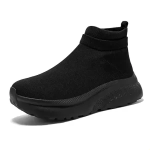 Zapatilla plataforma mujer Zapatos Tipo Calcetín Alto A03
