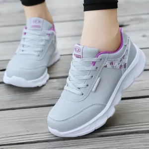Zapatillas running mujer Deportivas Livianas Con Cordones