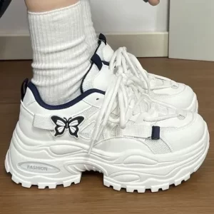 Zapatilla plataforma mujer Calzado Deportivo De Con Suela Gruesa