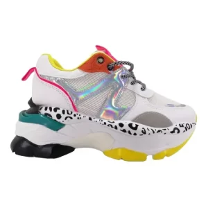 Zapatilla plataforma mujer De H19 Blanco Liquidacion Yasna