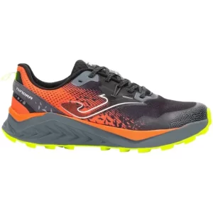 Zapatillas running hombre Zapatilla Trail Tundra Negro Naranja