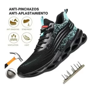 Zapatilla de seguridad Tenis Industrial Casquillo Policarbonato