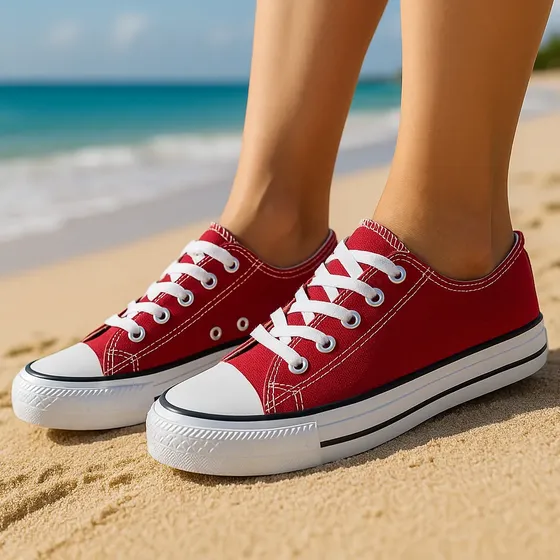 zapatillas mujer Zapatilla Lona Tendencia Dama 35 - 40 Verano