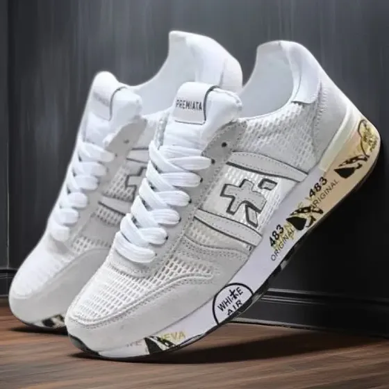 Zapatillas running mujer Premiata Vintage Cómodas Para Correr