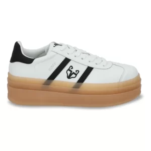 Zapatillas Blancas Mujer Zapatilla Roma Plataforma Blanca 53750