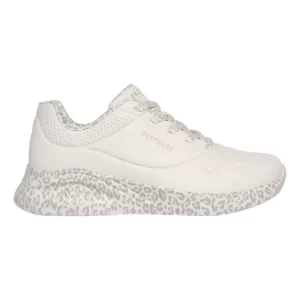 zapatillas mujer Uno Lite Beige Wt Skechers