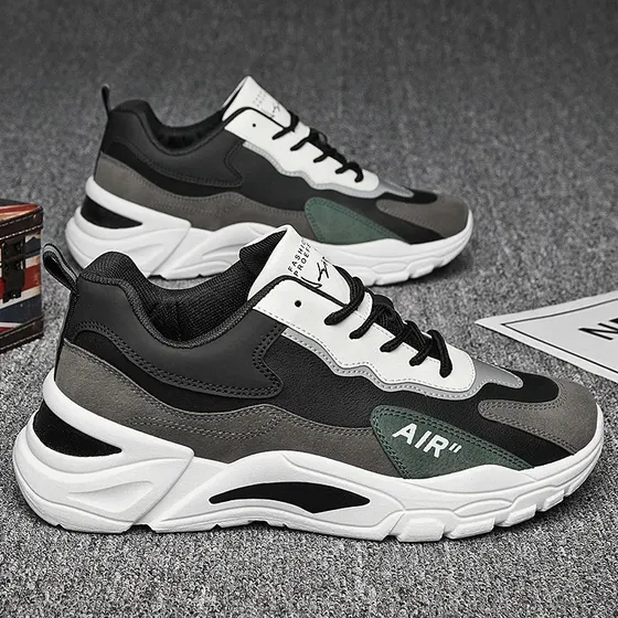 Zapatillas running hombre De Goma Pu Transpirables Piao Wang Dad