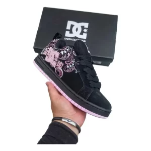 Zapatillas Blancas Hombre Tenis Dc Court Graffik Unisex Piel
