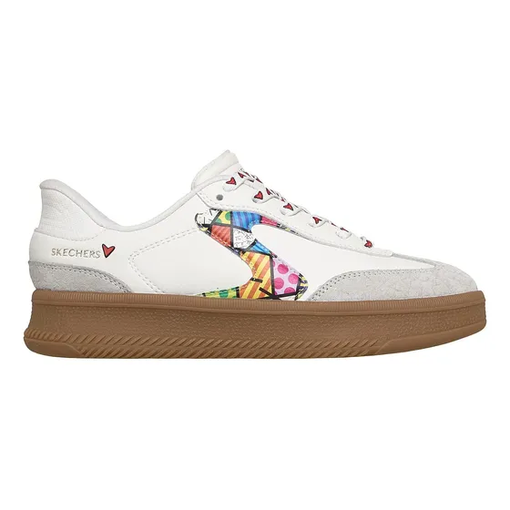 zapatillas mujer Skechers Slip Ins Britto Hotshot Hi Blanco