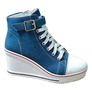 Zapatilla plataforma mujer /zapatillas De Tenis Con Cremallera