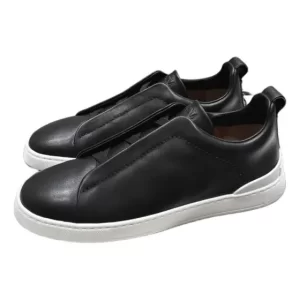 Zapatillas Blancas Hombre Tenis Zegna De Punto Triple Negocios