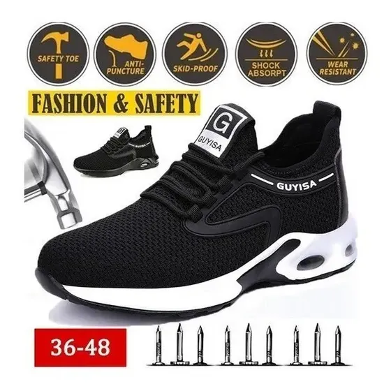 Zapatilla de seguridad Nuevos Zapatos Punta Acero Zapatos Fib