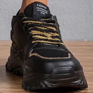 Zapatillas running mujer Deportivas Para Hombre Con Suela Gruesa
