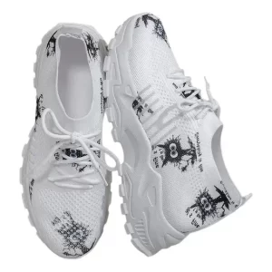 Zapatillas Blancas Hombre Calzado Deportivo Informal Suela