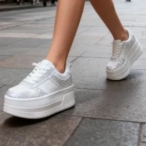 zapatillas mujer Dama Con Plataforma Wg-009