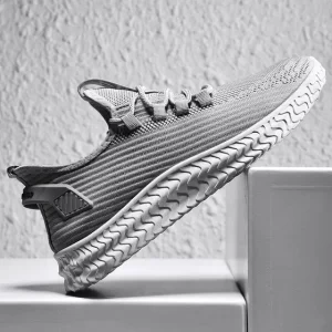 Zapatillas running hombre Tejido Volador Con De Moda