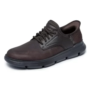 Zapatillas Skechers Hombre Zapatos Casuales Sin Cordones Garza