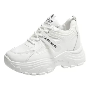 zapatillas mujer Deportivas De Malla Transpirable Con Plataforma