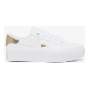 Zapatillas Blancas Mujer De Lacoste Ziane Platform Leather Blanco