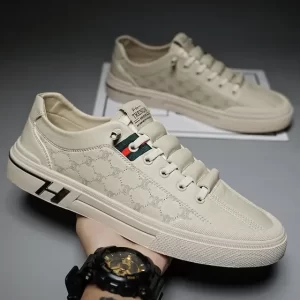 Zapatillas Blancas Hombre Casuales Transpirables Sun