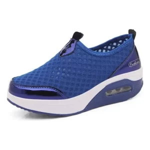 Zapatilla plataforma mujer Zapatos Casuales Con De Malla