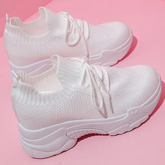 Zapatilla plataforma mujer Zapatillas Deportivas Blancas